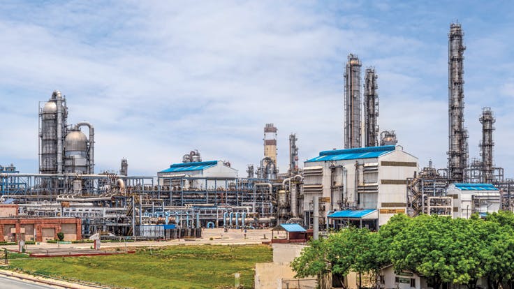 Indian Oil Corp.'s Panipat refining and chemical complex, India