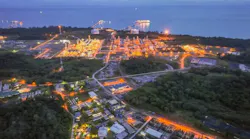 bp-operated Tangguh LNG plant operations, Indonesia.