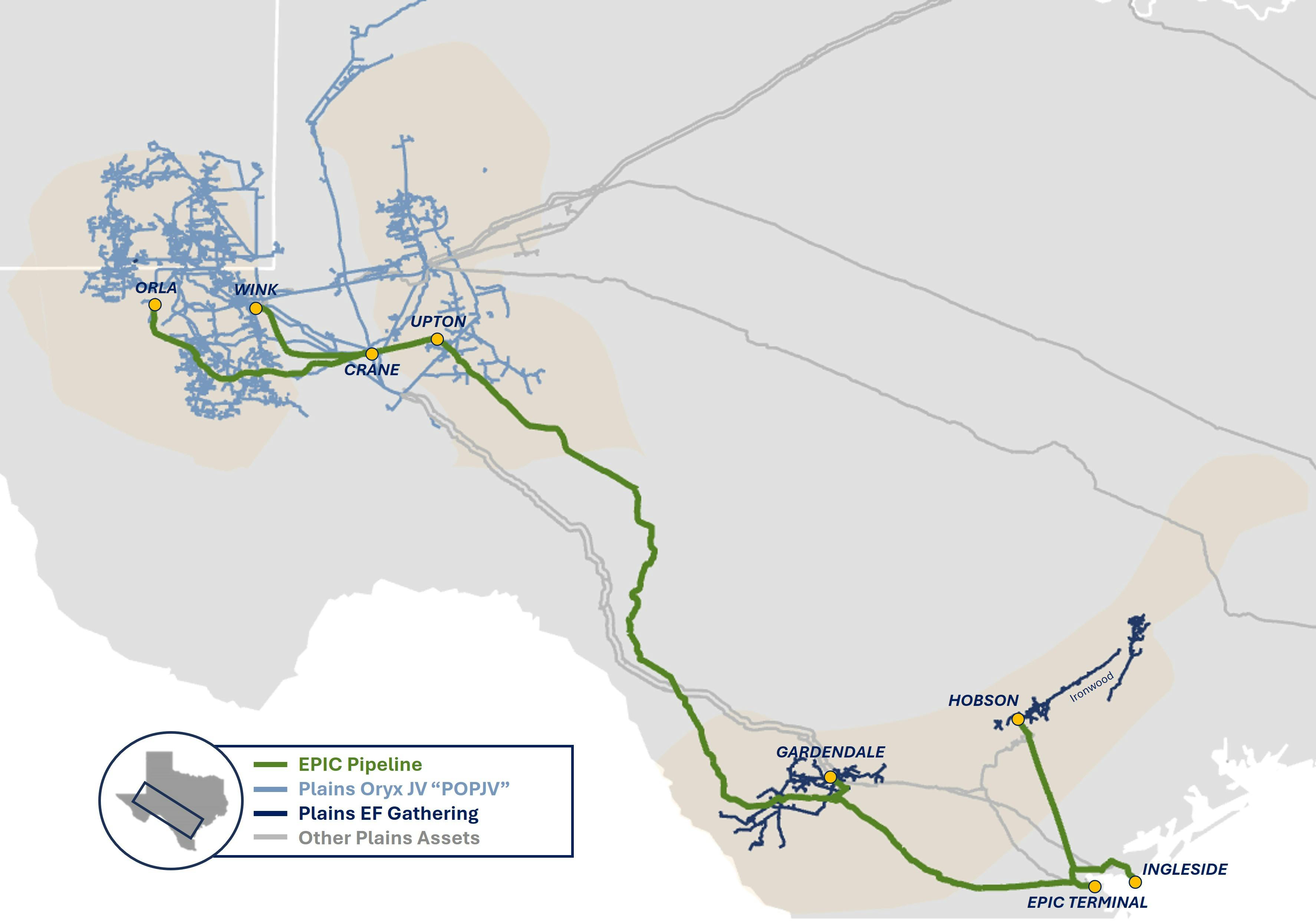 Plains to Acquire 55% Interest in EPIC Crude Holdings, LP