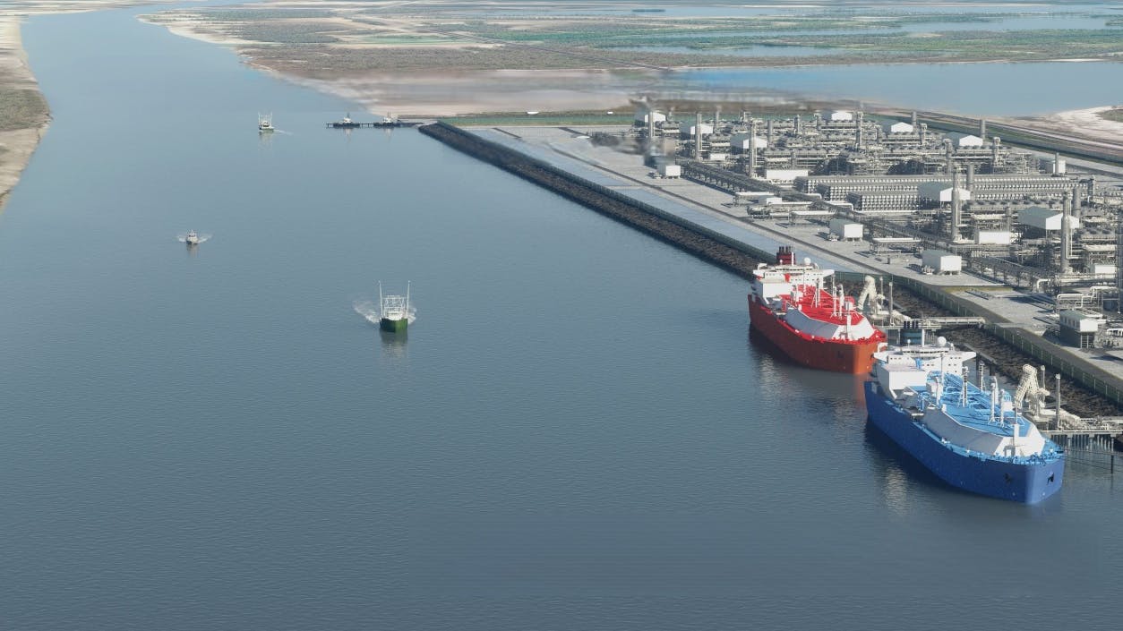 NextDecade Rio Grande LNG rendering
