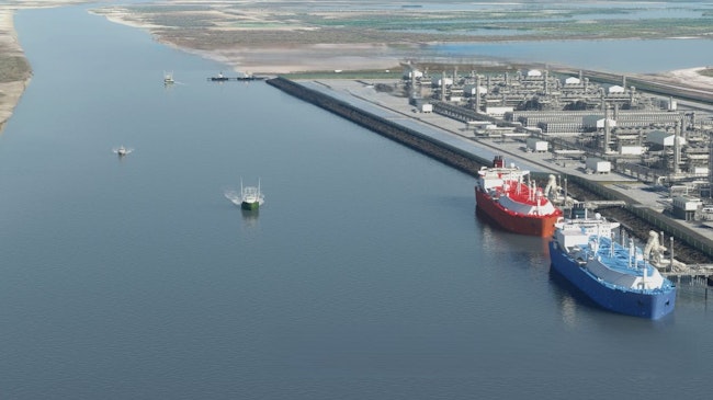 NextDecade Rio Grande LNG rendering