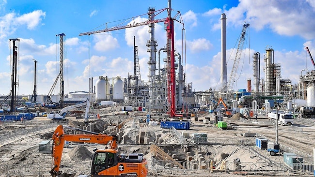 Shell Nederland Raffinaderij BV Rotterdam construction