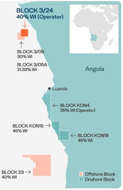 Angola oil and gas blocks Angola oil and gas blocks