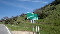 Kern County line, California Kern County line, California