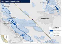 California Resources, Berry Corp. Kern County, California assets California Resources, Berry Corp. Kern County, California assets