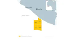 TotalEnergies Liberia concession award map