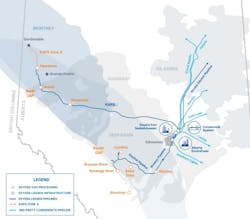 Fig. 2 - Keyera to benefit from expected basin growth Fig. 2 - Keyera to benefit from expected basin growth
