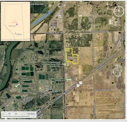 Fig. 3 – Josephburg condensate fractionation project location Fig. 3 – Josephburg condensate fractionation project location