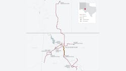 Cardinal Midstream asset map Cardinal Midstream asset map