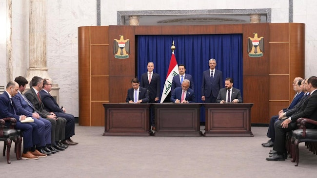 Signing ceremony Iraq Ministry of Oil, ExxonMobil