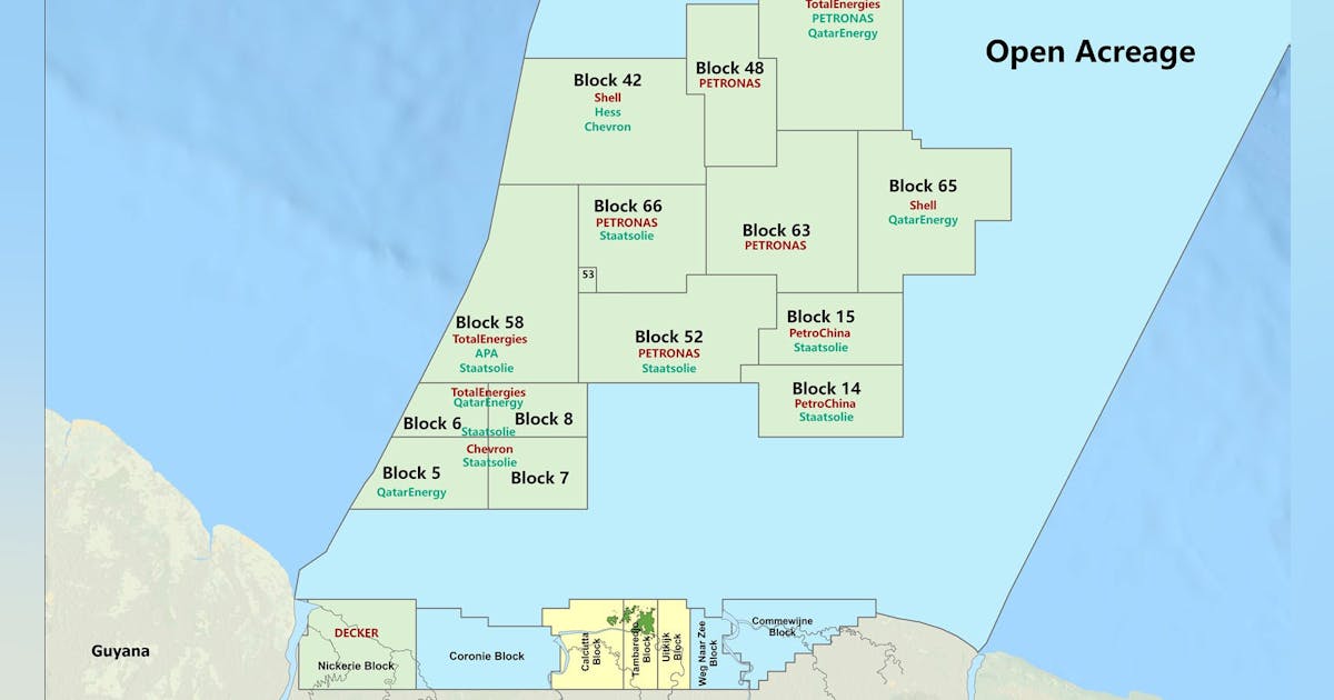 Chevron set to drill exploration well offshore Suriname