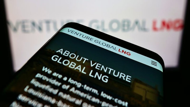 Venture Global website section