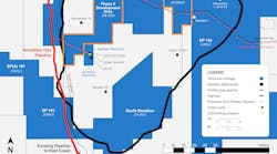 Tamboran Resources' Beetaloo sub-basin operations map, Northern Territory, Australia. Tamboran Resources' Beetaloo sub-basin operations map, Northern Territory, Australia.