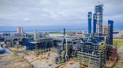 Nigeria’s Dangote Industries Ltd. plans to expand its crude processing capacity of subsidiary Dangote Refinery & Petrochemical Co.’s (DRPC) 650,000-b/d integrated refining complex in the Lekki Free Trade Zone near Lagos by 750,000 b/d. Nigeria’s Dangote Industries Ltd. plans to expand its crude processing capacity of subsidiary Dangote Refinery & Petrochemical Co.’s (DRPC) 650,000-b/d integrated refining complex in the Lekki Free Trade Zone near Lagos by 750,000 b/d.