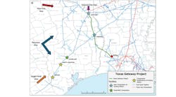 Texas Gateway project map Texas Gateway project map