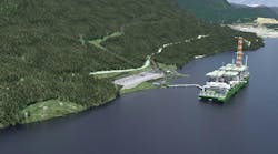 Cedar LNG rendering Cedar LNG rendering