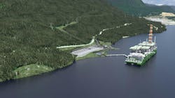 Cedar LNG rendering Cedar LNG rendering