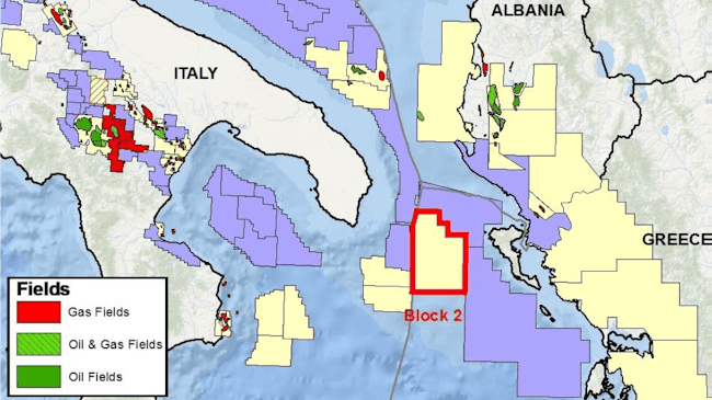 Block 2, offshore Greece