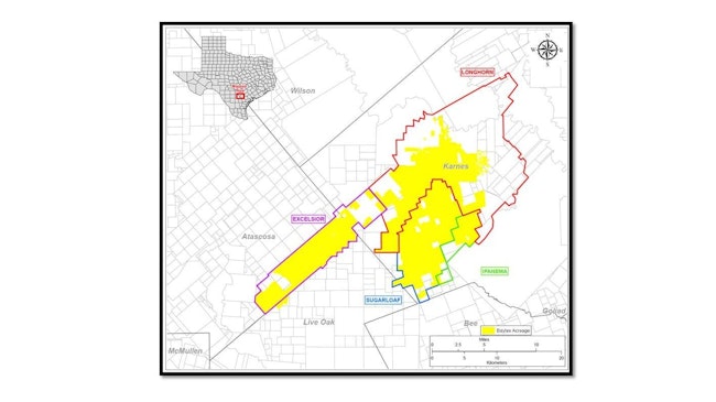 Baytex Energy Eagle Ford asset map