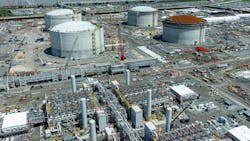 Plaquemines LNG plant under construction in Plaquemines Parish, La. Plaquemines LNG plant under construction in Plaquemines Parish, La.