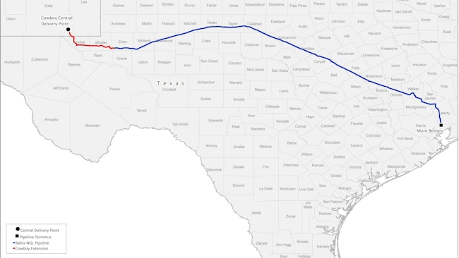 Bahia Pipeline Cowboy Extension and Cowboy Central Delivery Point