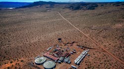 Hydraulic fracturing equipment, Vaca Muerta, Argentina Hydraulic fracturing equipment, Vaca Muerta, Argentina