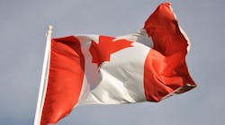 Waving flag of Canada Waving flag of Canada