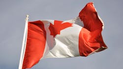 Waving flag of Canada Waving flag of Canada
