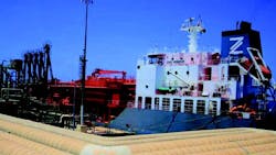 The Ras Lanuf complex is equipped with a dedicated port to enable exports of petrochemical production from the site (Fig. 3) The Ras Lanuf complex is equipped with a dedicated port to enable exports of petrochemical production from the site (Fig. 3)