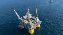 Ursa tension leg platform in the Gulf of Mexico Ursa tension leg platform in the Gulf of Mexico