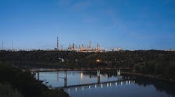Strathcona refinery near Edmonton, Alta., Canada. Strathcona refinery near Edmonton, Alta., Canada.