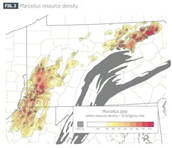 Marcellus resource density (Fig. 3) Marcellus resource density (Fig. 3)