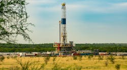 Oil rig drilling in Eagle Ford shale Oil rig drilling in Eagle Ford shale