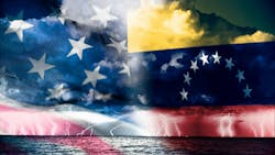 US, Venezuela conceptual image US, Venezuela conceptual image