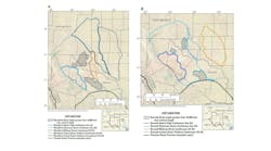 Woodford shale, Barnett shale, Permian basin Woodford shale, Barnett shale, Permian basin