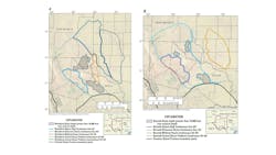 Woodford shale, Barnett shale, Permian basin Woodford shale, Barnett shale, Permian basin