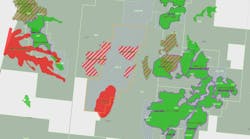 Map of production license 782 S, North Sea Map of production license 782 S, North Sea