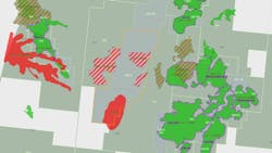 Map of production license 782 S, North Sea Map of production license 782 S, North Sea