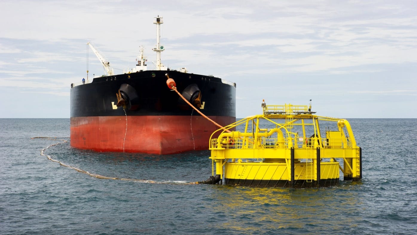 Catenary Anchor Leg Mooring (CALM) SPM buoy