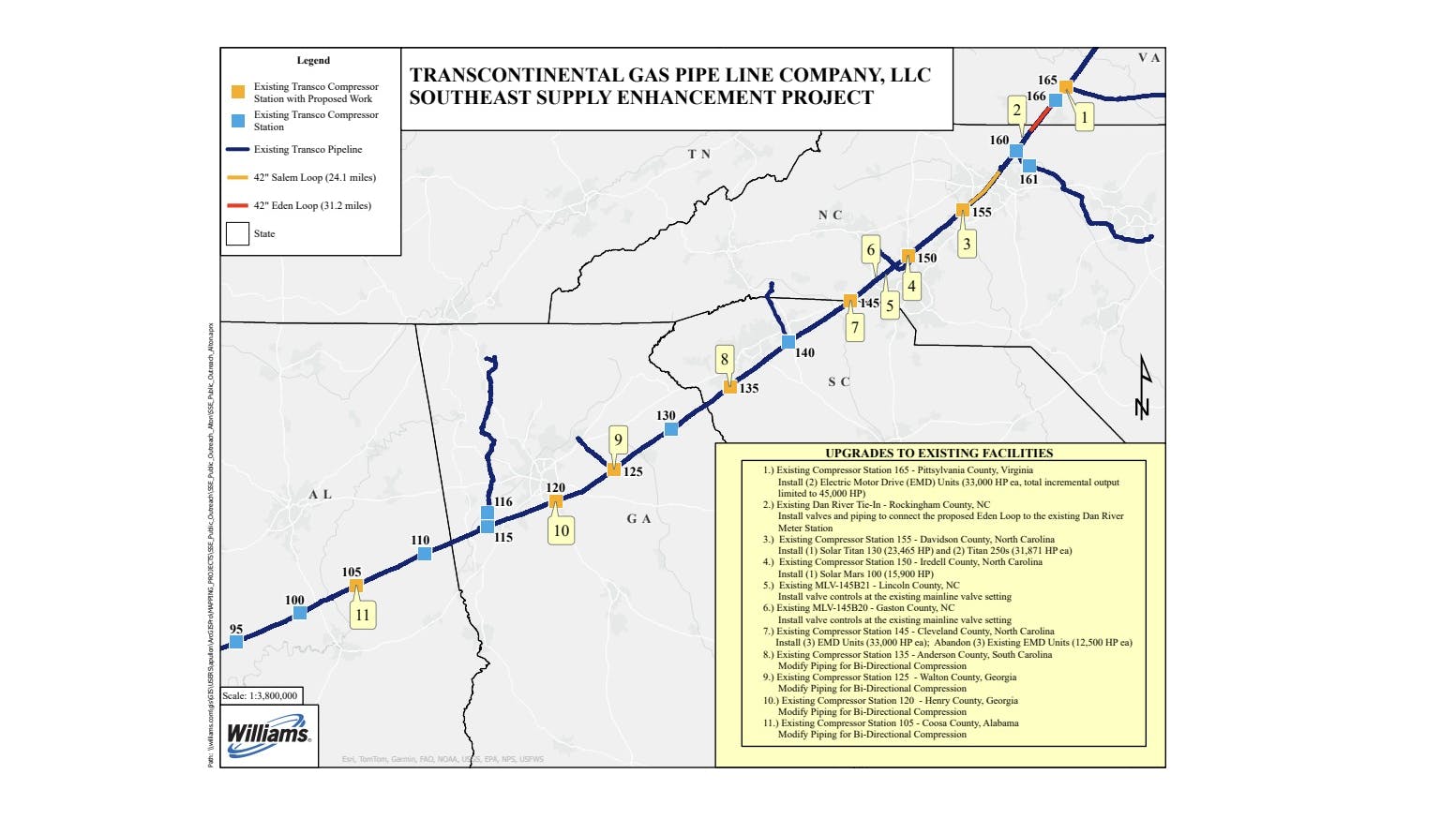 Transco SSE project map