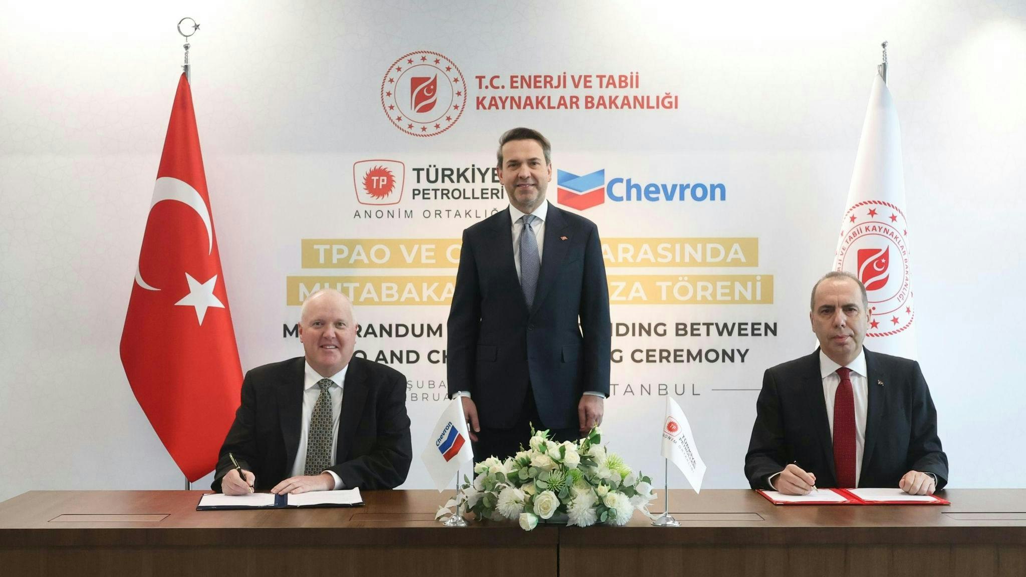 TPAO, Chevron signing ceremony