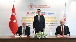 TPAO, Chevron signing ceremony TPAO, Chevron signing ceremony