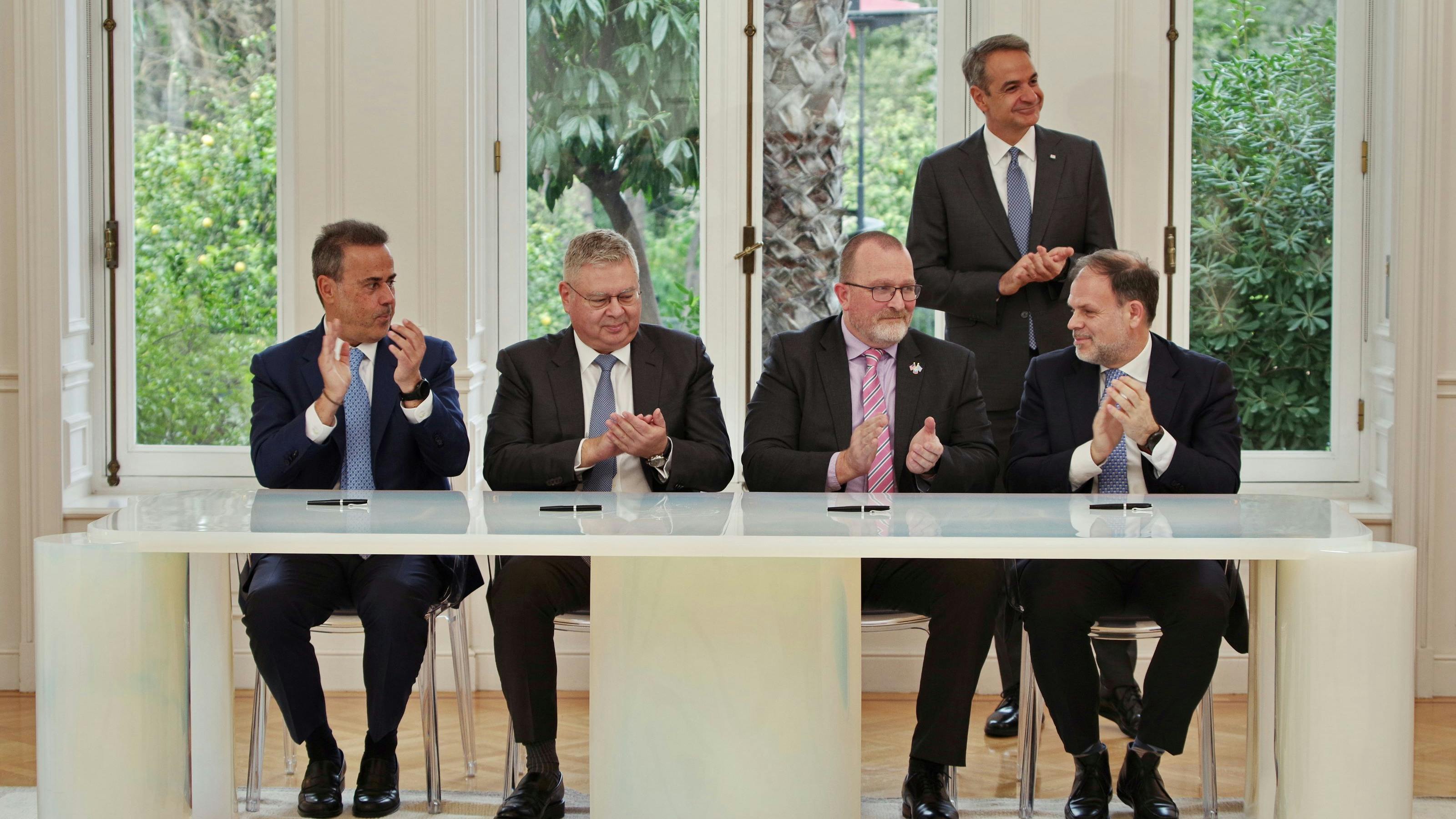 Chevron, HELLENiQ Energy agreement signing