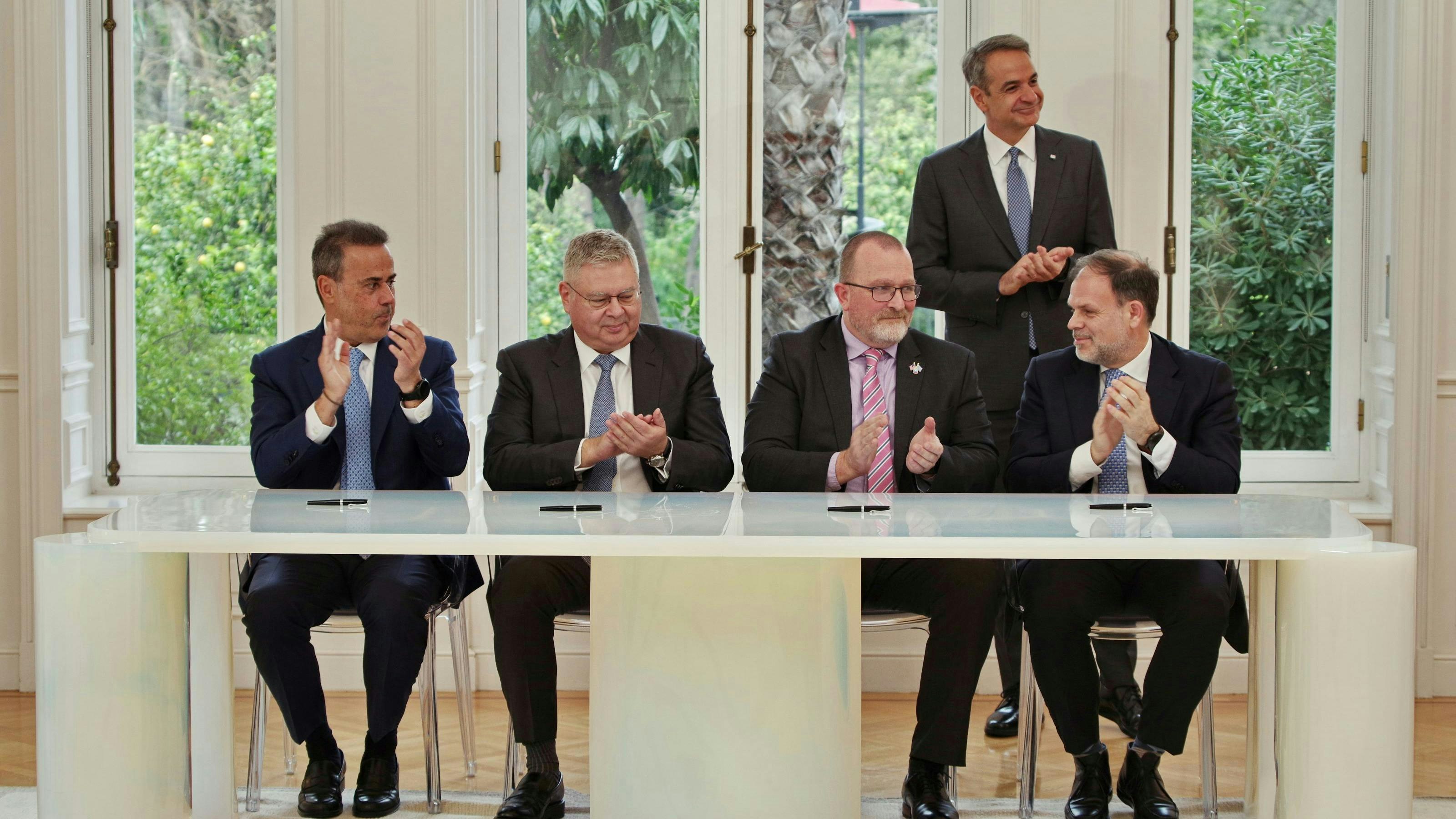 Chevron, HELLENiQ Energy agreement signing