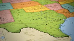 Texas map with Gulf Texas map with Gulf