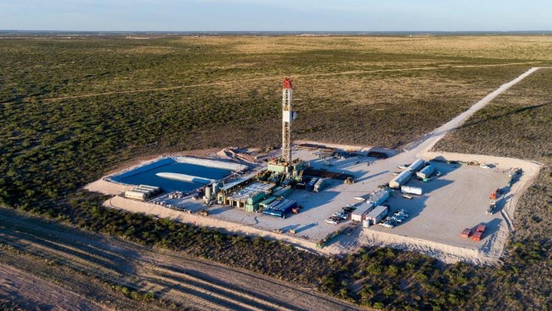 drilling rig on US land