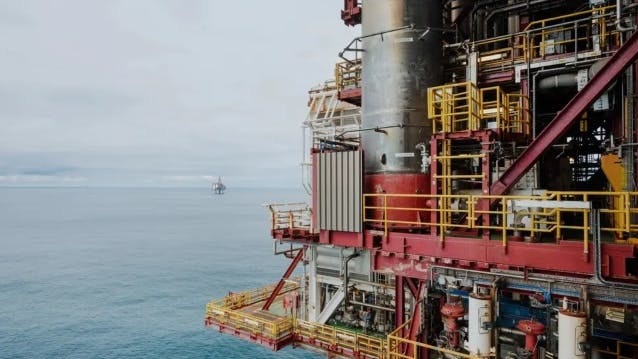 Gullfaks A oil and gas platform, North Sea