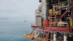 Gullfaks A oil and gas platform, North Sea Gullfaks A oil and gas platform, North Sea