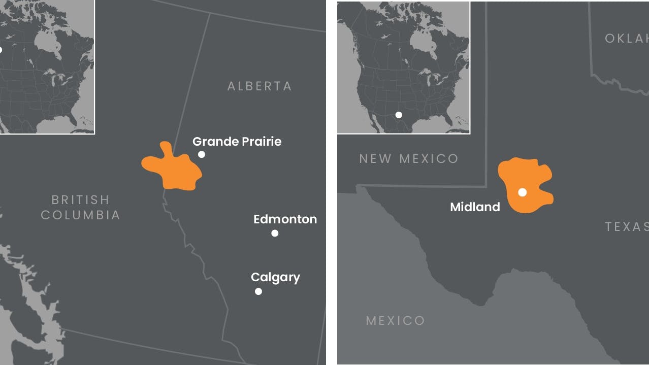 Ovintiv North America operations