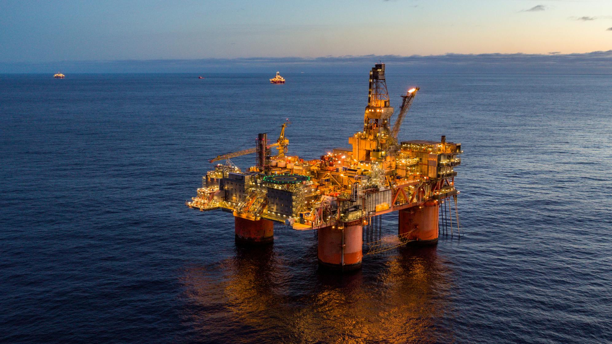 Equinor Snorre A platform North Sea